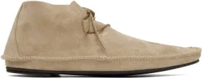 The Row Beige Tyler Oxfords