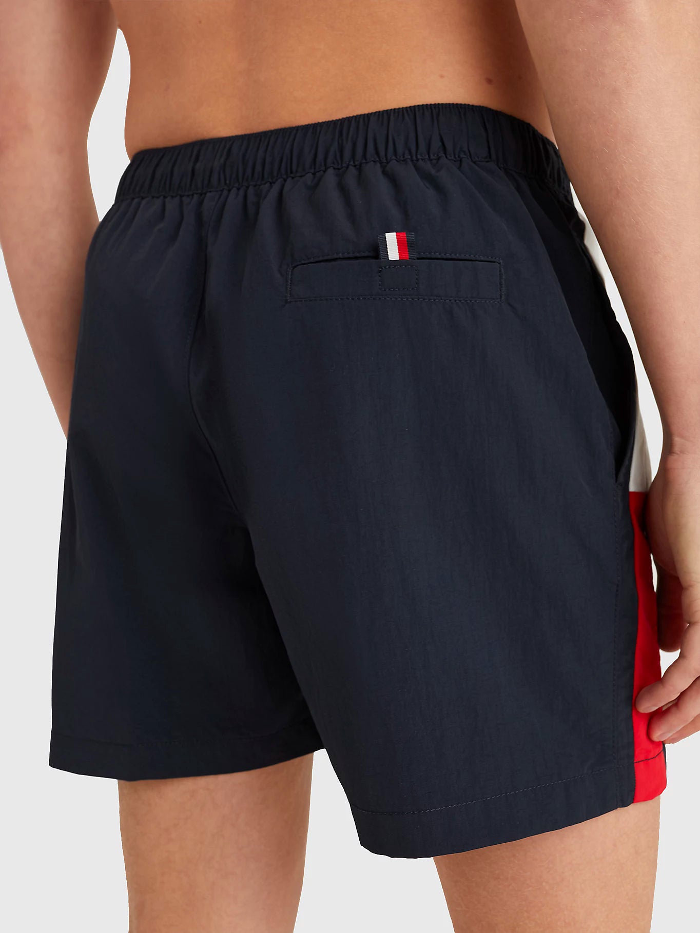 Tommy Hilfiger Mens Flag Mid Length Swim Shorts