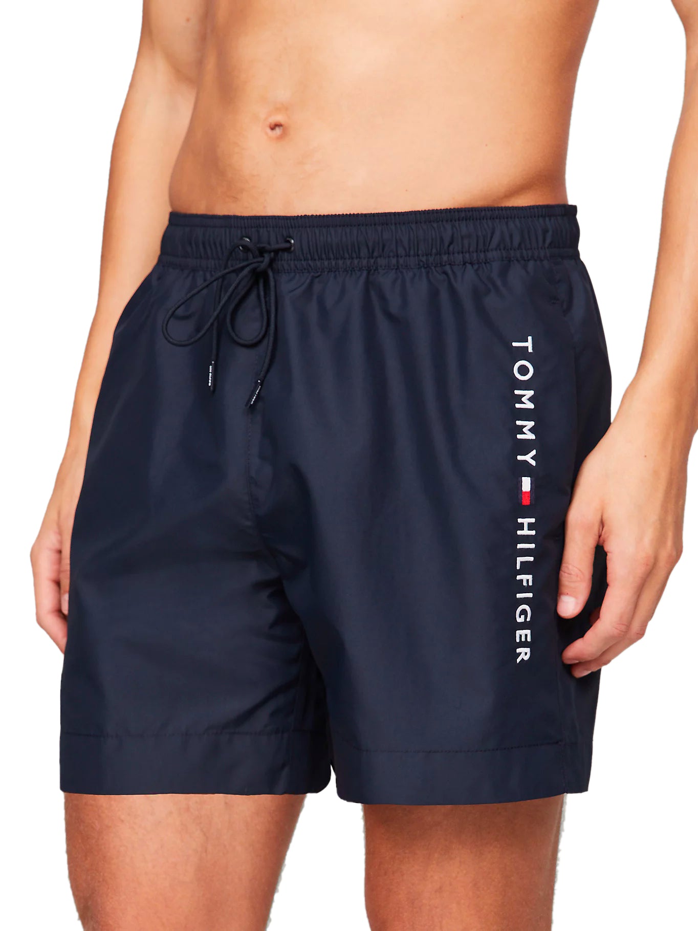 Tommy Hilfiger Mens Original Logo Mid Legth Swim Shorts