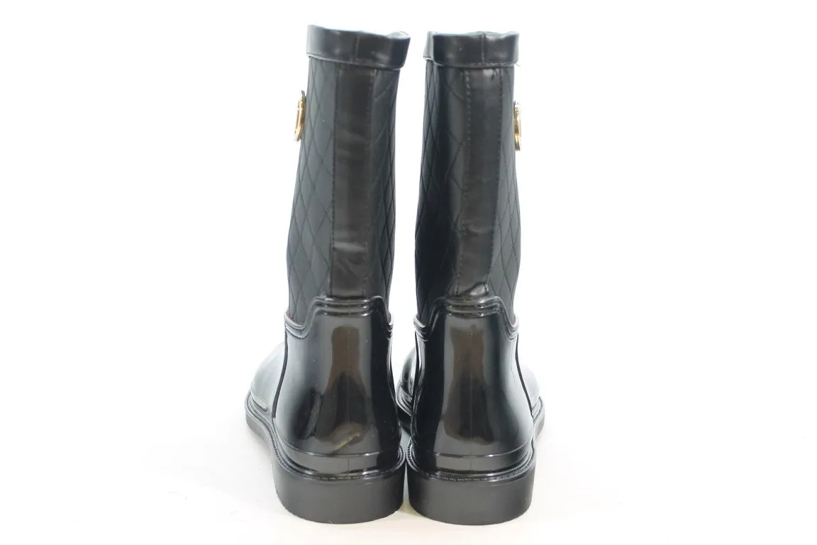 Tommy Hilfiger Splash Women's Black Boots 10M(ZAP18653)