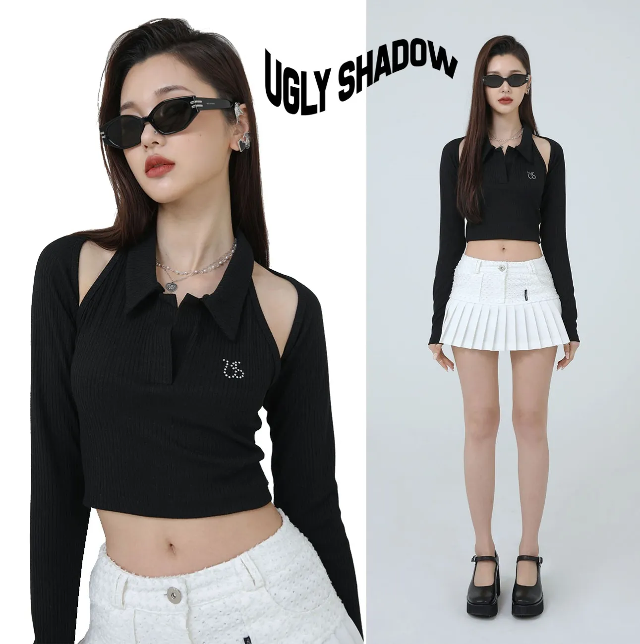 UGLY SHADOW  |Logo Cardigans