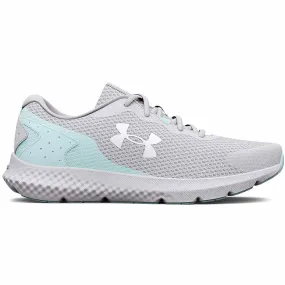 Under Armour Charged Rogue 3 Running Shoes - Womens - Halo Grey/Fuse Teal/White