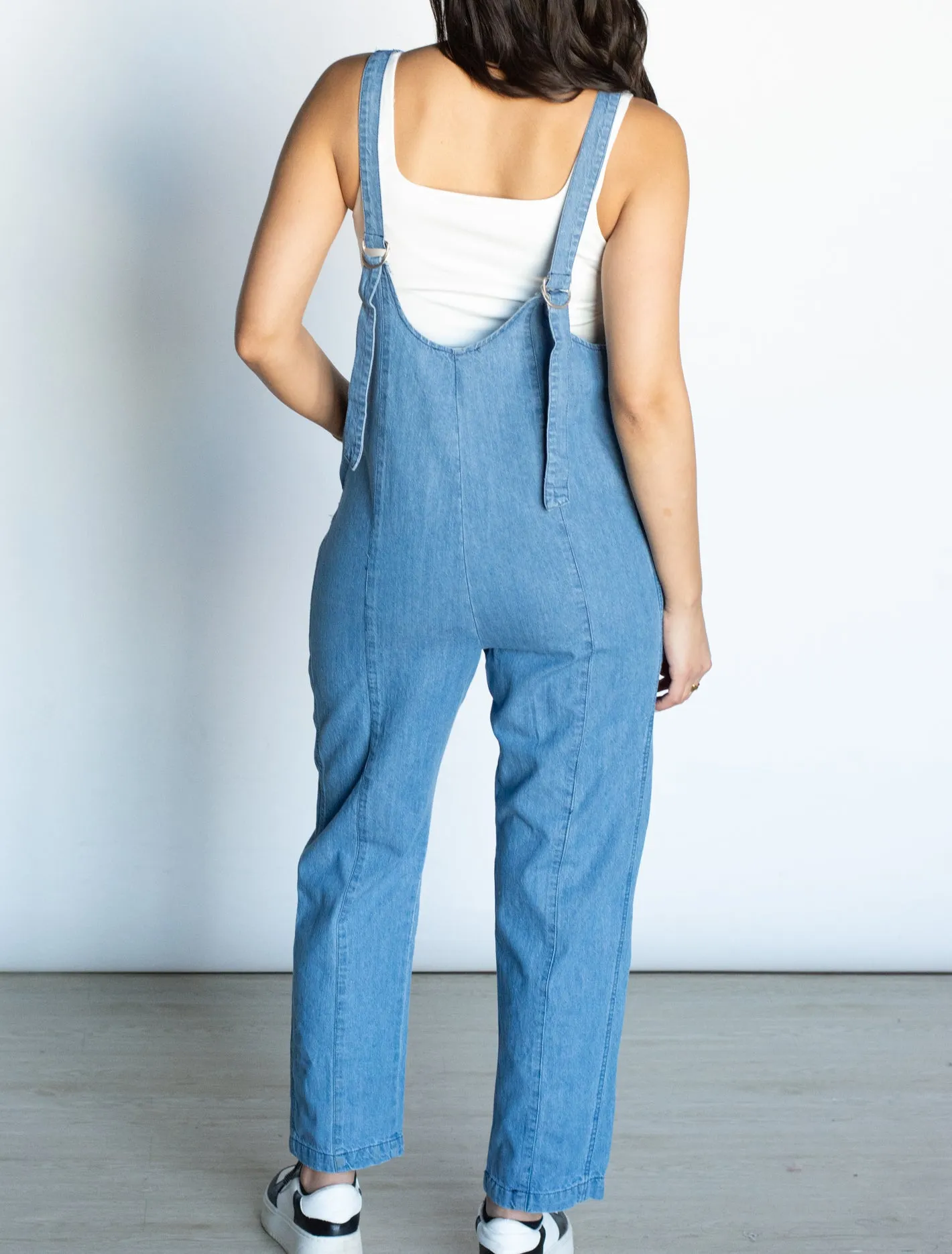 Versatile Vibes Relaxed Fit Denim Jumpsuit