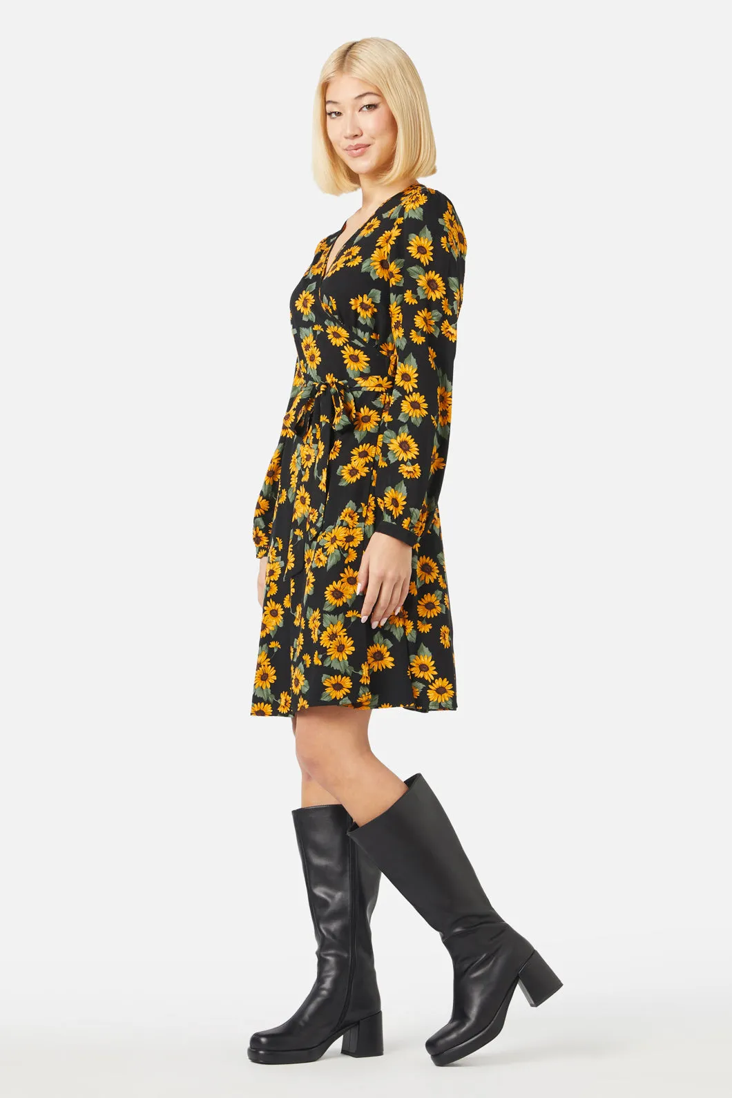 Winter Daisy Mini Dress