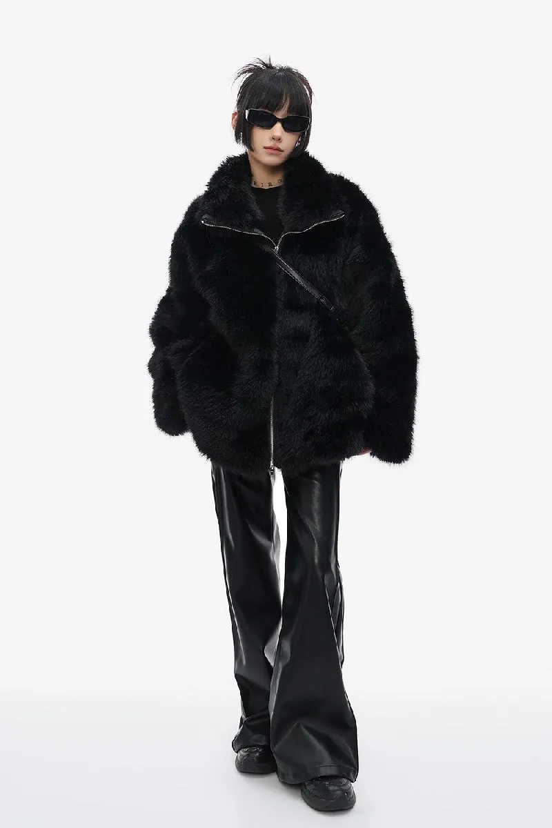 Winter Vegan Fur Coat