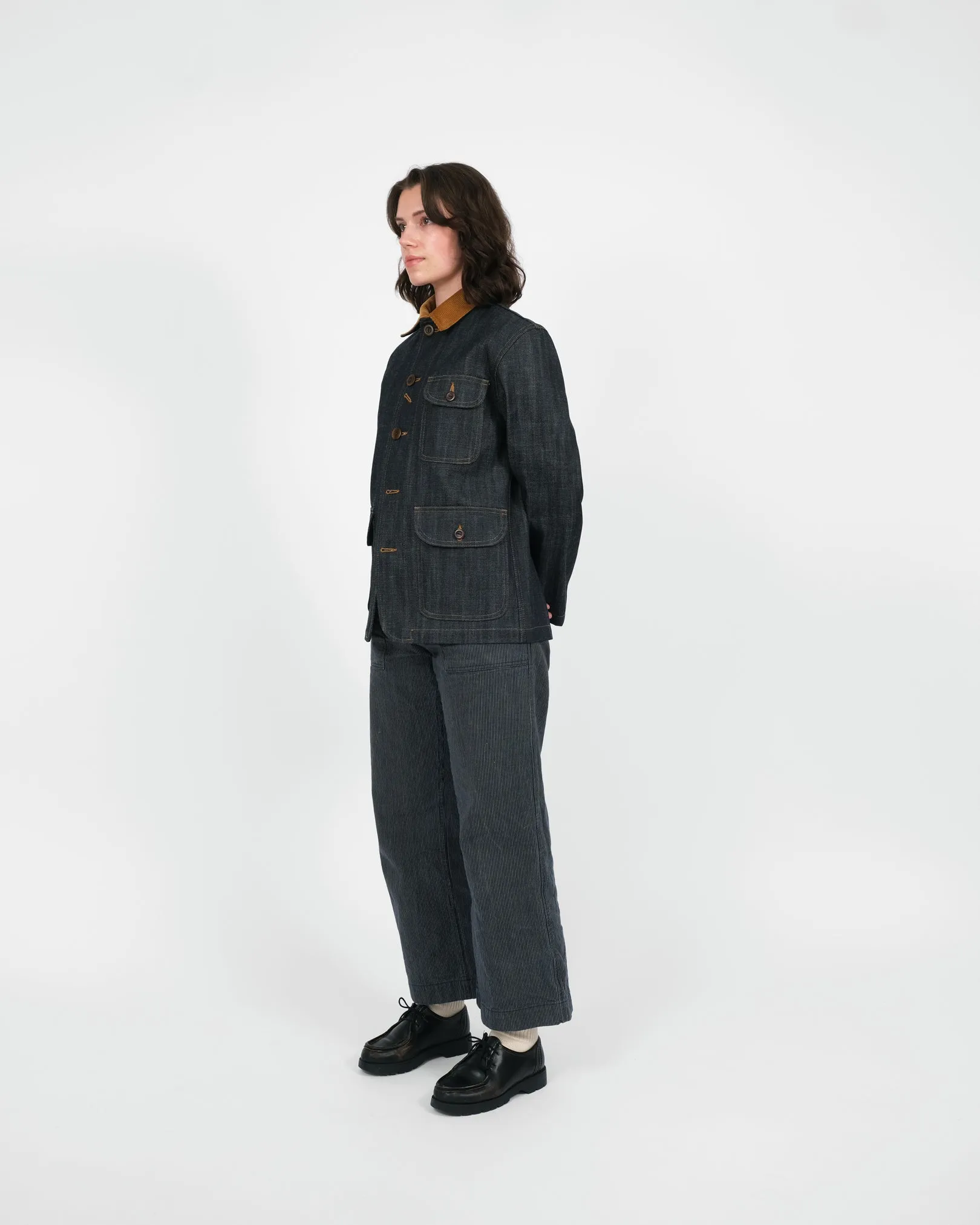 Women's Chore Coat 2.0 - Indigo / Fawn