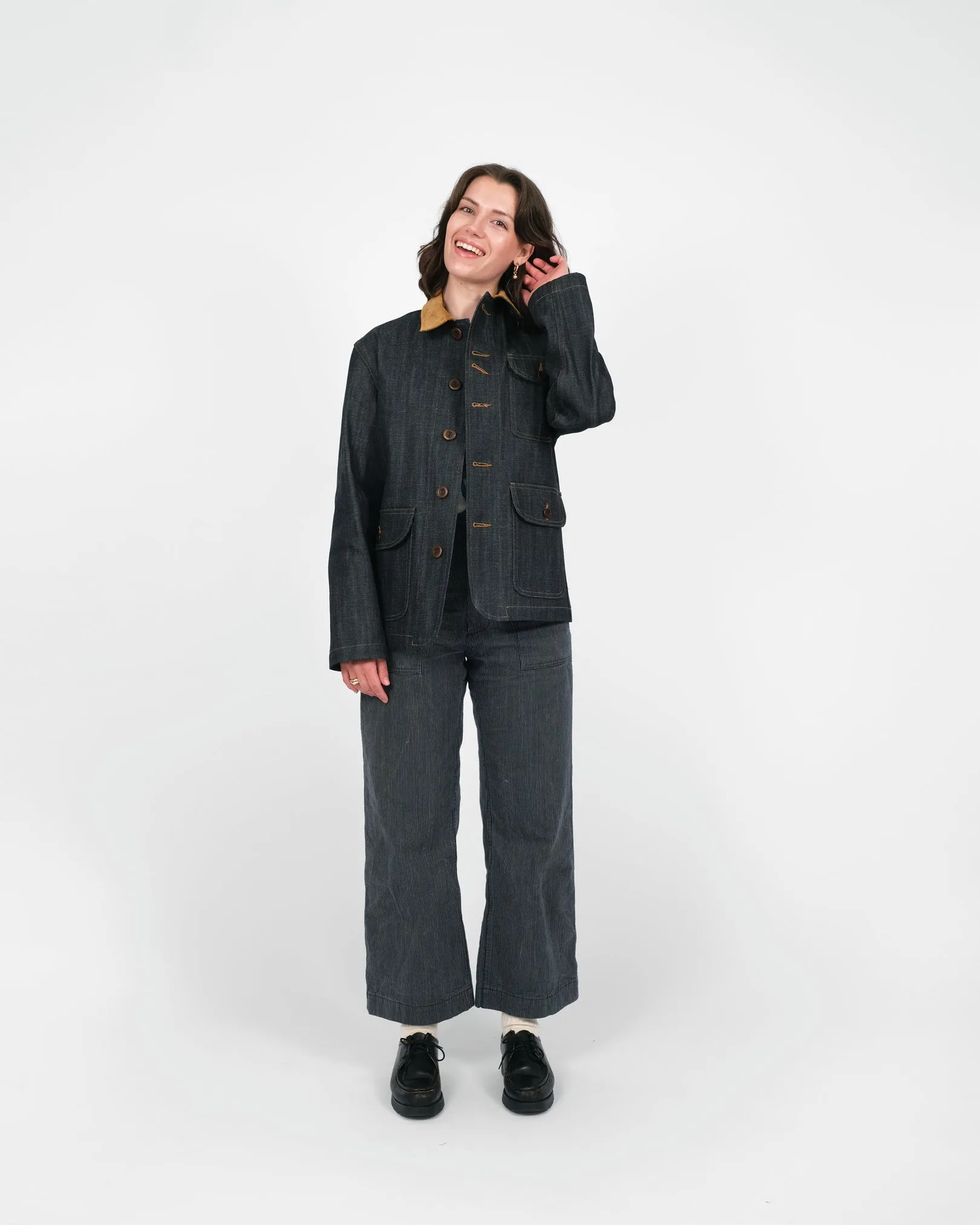 Women's Chore Coat 2.0 - Indigo / Fawn