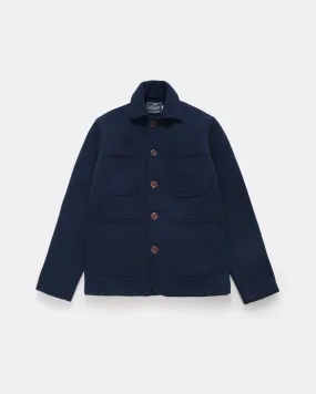 Women's Knit Work Coat - Dark Navy