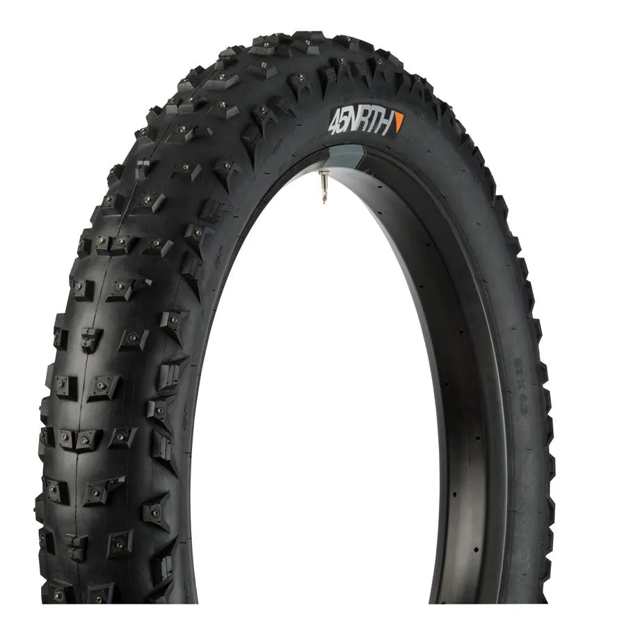 Wrathchild Fat Bike, Winter-Studded Tire - 26 x 4.6, Tubeless, Black, 120tpi, 224 XL Concave Carbide Aluminum Studs