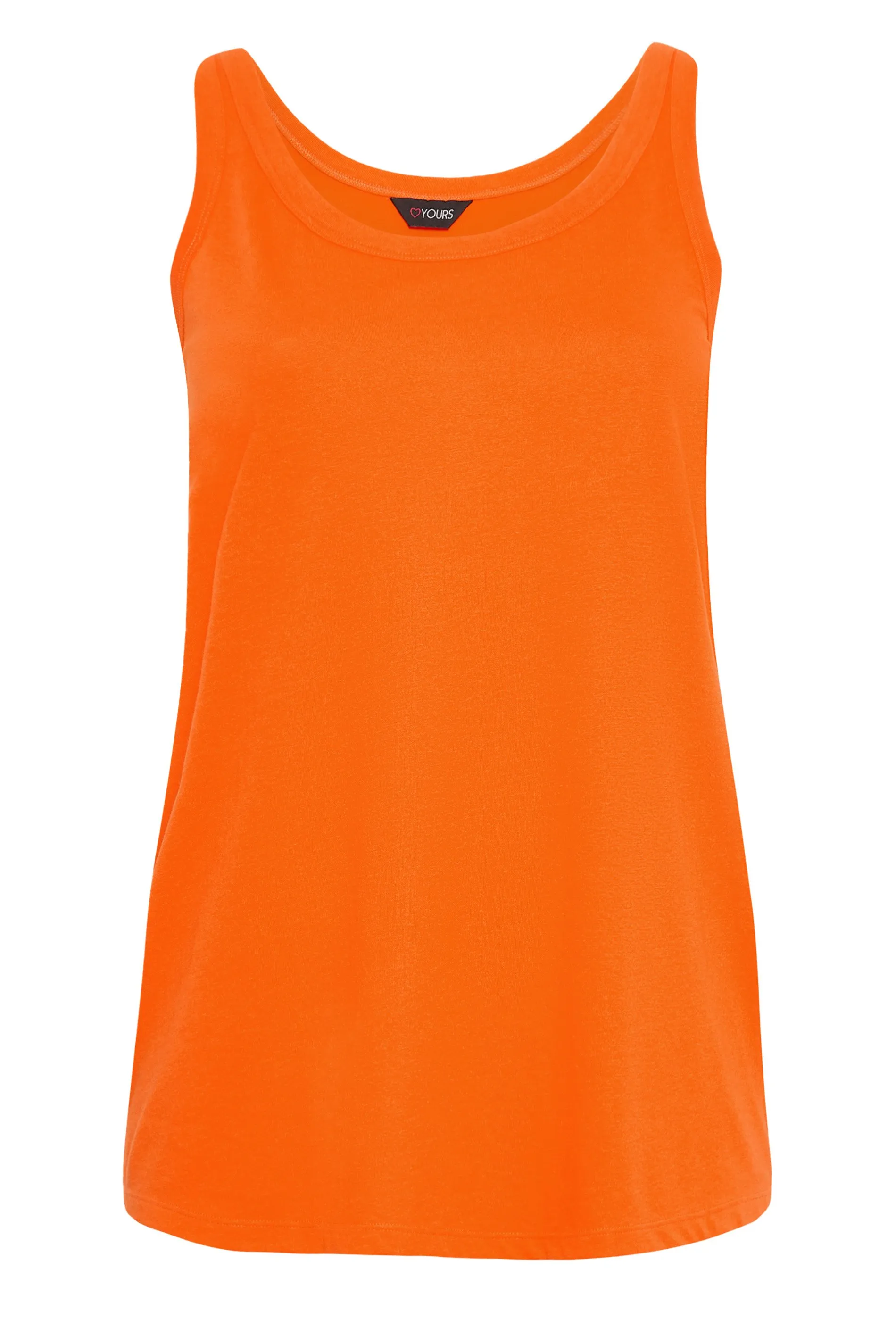 YOURS Curve Orange Vest Top